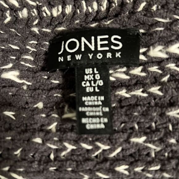 Jones New York 3/4 Sleeve Boatneck Raglan Sleeve Sweater Size L - Picture 9 of 10